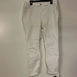 Classic white jeans